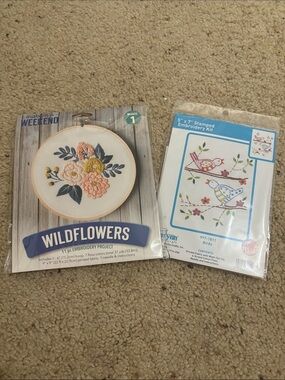 Bundle of 2 Embroidery Kits